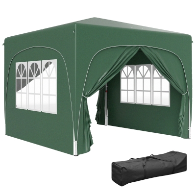 Pop Up Canopy 300L x 300W x 273Hcm Green