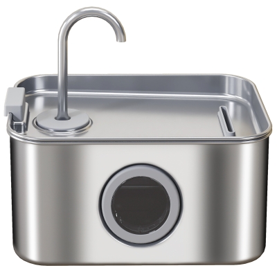 PawHut Fontanna dla kotów 3,2L z cichą pompą i filtrem węglowym