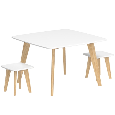 AIYAPLAY Ensemble Table et Chaises Enfants 3-8 Ans Chambre/Salle de Jeux