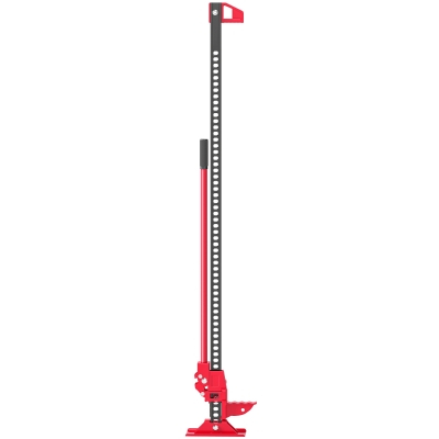 HOMCOM Cric Tout-Terrain 4x4 3000kg Hauteur 11-135cm Rouge