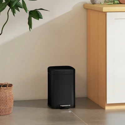 Kitchen Bin 32L x 24.5W x 36.5Hcm Black