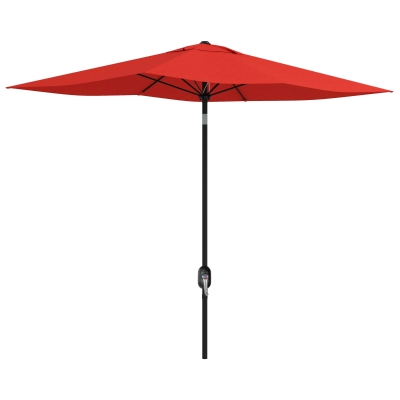 Patio Umbrella 290 x 205 x 248 cm Wine Red