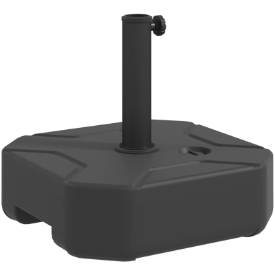 Parasol Base 45L x 45W x 25H cm Black