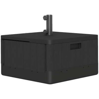 Parasol Base 53L x 53W x 45H cm Black