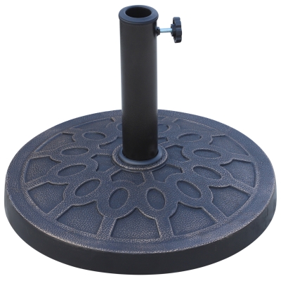Bază pentru umbrelă pentru stâlpi Ø38mm și Ø48mm, bronz