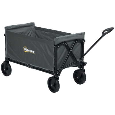 Garden Cart 90L x 48W x 62H cm Grey