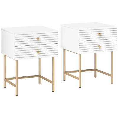 Nightstand 40W x 37D x 54.5Hcm White