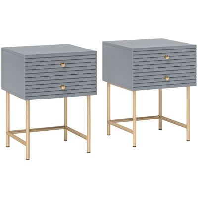 Nightstand 40W x 37D x 54.5Hcm Grey