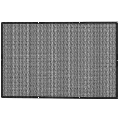 Outsunny Voile d'Ombrage 3x2m UV Patio Jardin Noir
