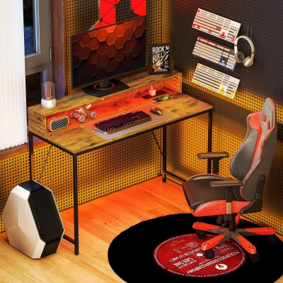 Computer Desk 120L x 50W x 90.5Hcm Rustic Brown