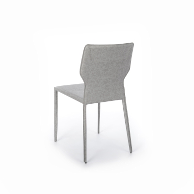 Scaun din piele ecologică 56cm X 44cm H. 86.5cm