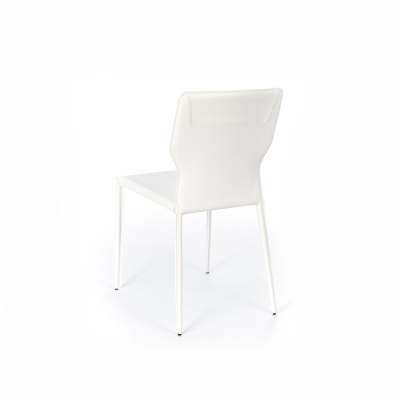 Scaun din piele ecologică 56cm X 44cm H. 86.5cm