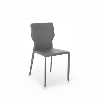 Scaun din piele ecologică 56cm X 44cm H. 86.5cm