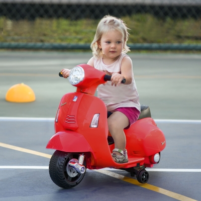 HOMCOM Moto elettrica per bambini 66.5cm x 38cm x 52cm Rosso