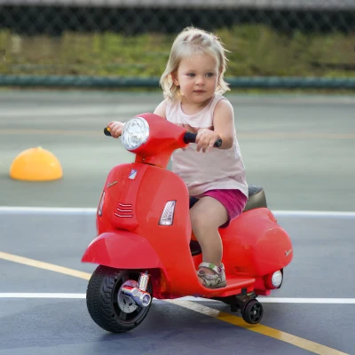 HOMCOM Moto elettrica per bambini 66.5cm x 38cm x 52cm Rosso