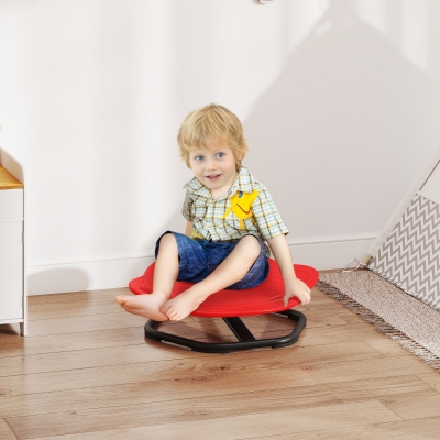 AIYAPLAY Kids Swivel Chair Sensory Training Red