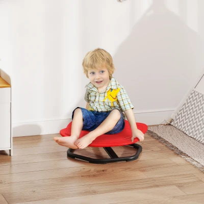 AIYAPLAY Kids Swivel Chair Sensory Training Red