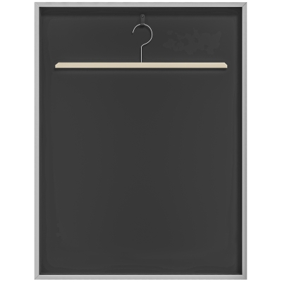 HOMCOM Suporte para Camisola Frame boxe Frame em Alumínio com Revestimento Interno de Feltro 70x90 cm
