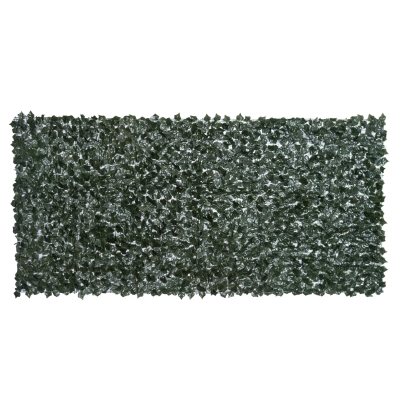 Outsunny Seto Artificial Ocultación Jardín en Rollo 3x1,5 m Valla de Privacidad de Hiedra Artificial para Balcón Exterior