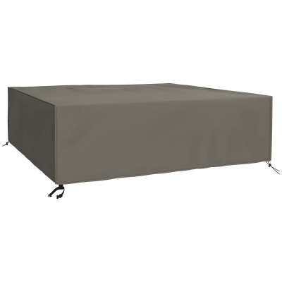 Outsunny Large Patio Furniture Cover 600D Grey 230x230cm