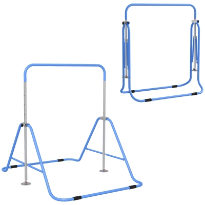 Kids Gymnastics Bar 128.5H x 154L x 106.2Wcm Blue