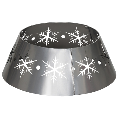 Christmas Tree Collar 66cm x 66cm x 26cm Silver