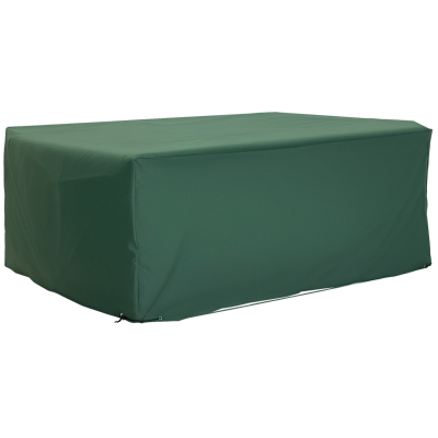 Outsunny Housse de Protection Étanche Housse Salon de Jardin 600D Oxford Tissu Bâche Salon de Jardin Extérieur Imperméable rectangulaire 210L x 140l x 80H cm Vert