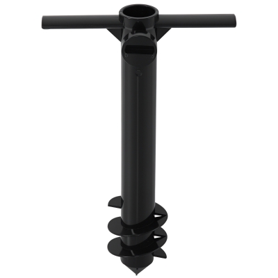 Outsunny Pied Parasol Ancrage Visser ABS Noir