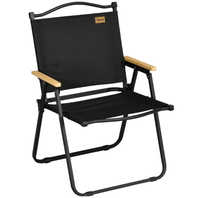 Camping Chair 54L x 59W x 78H cm Black