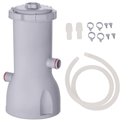 Outsunny Pompe Filtration Piscine 3785 L/h 90W Hors Sol