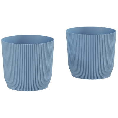 Outdoor Planters Ф22 x 20Hcm Blue