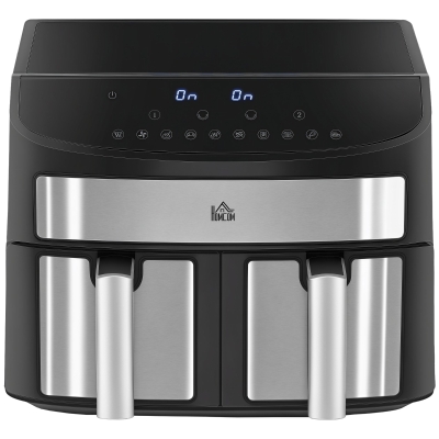 Friteuză cu Aer Cald, 38.8x36.3x31.1 cm, Negru