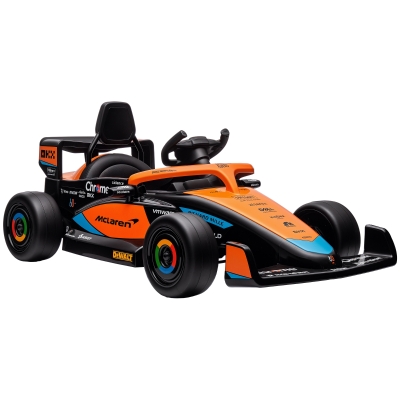 AIYAPLAY Macchina Elettrica per Bambini Licenza McLaren Arancione