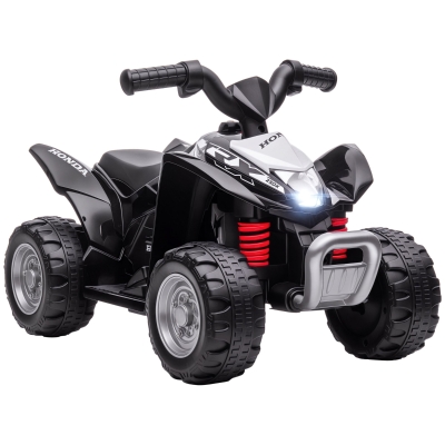 AIYAPLAY Elektroquad, Kinderquad, 2,8 km/h, LED-Scheinwerfer, für 1,5-3 Jahre, schwarz, 65,5 x 38,5 x 43,5cm
