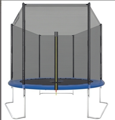 HOMCOM Trampolino elastico 223cm x 223cm x 230cm Blu