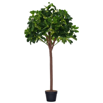 Outsunny Arbre Artificiel Alstonia 1,2m Pot Inclus