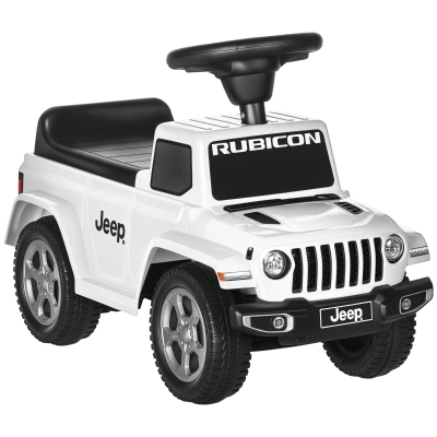 AIYAPLAY Trotteur Voiture Jeep Blanc 18-36 Mois