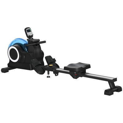 SPORTNOW Rameur à Eau Pliable 6 Niveaux Résistance LCD