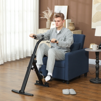 SPORTNOW Cyclette Pliable Réadaptation Jambes/Bras LCD Noir