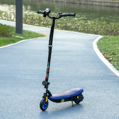 HOMCOM Trotinetă electrică 120 W pliabilă pentru copil 7-14 ani 12 km/h max. autonomie 10 km max. bleu