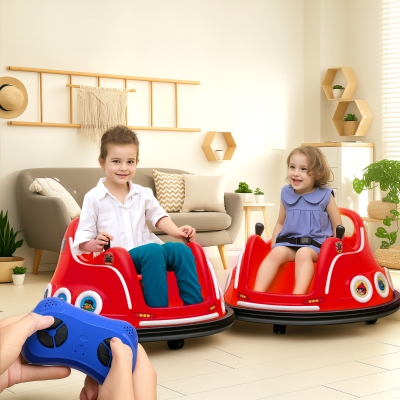 Bumper Car 73L x 73W x 44Hcm Red