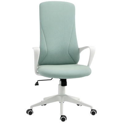 Vinsetto Fauteuil Bureau Ergonomique Vert Inclinaison Réglable