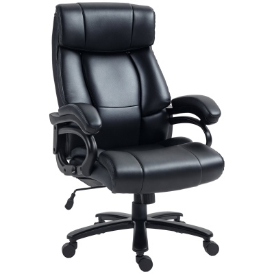 Scaun de birou cu masaj cu vibratii si incalzire, negru