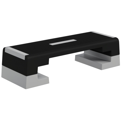 Stepper de Exerciții, Platformă, 97x36x15/20/25 cm, Gri