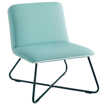 HOMCOM Poltroncina 55cm x 69cm x 68cm Verde