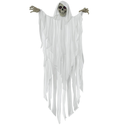 Outsunny Halloween-Dekoration Gespenst mit Spezialeffekten und Soundfunktion 91 cm x 19 cm x 153 cm