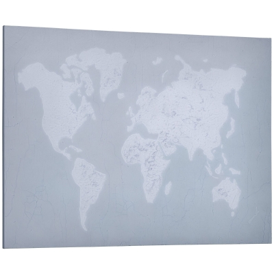 HOMCOM Stampa su tela 120cm x 90cm x 2.8cm Grigio, bianco