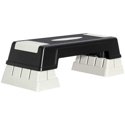 HOMCOM Step Fitness 71cm x 28cm x 22.5 Nero