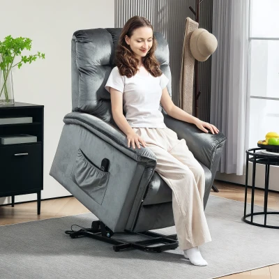 Power Lift Chair 103H x 80W x 94Dcm Dark Grey