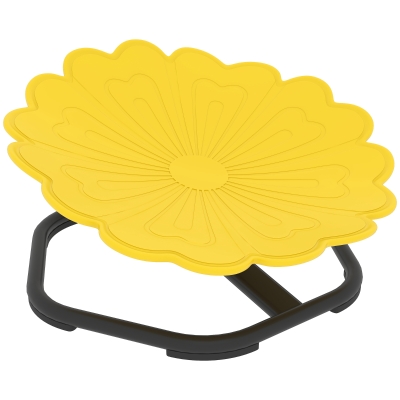 AIYAPLAY Chaise Pivotante Enfant Jaune entraînement équilibre